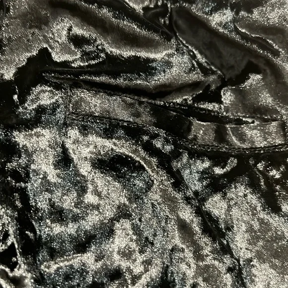 Honor The Gift Velvet PJ Pants - Black Size Small